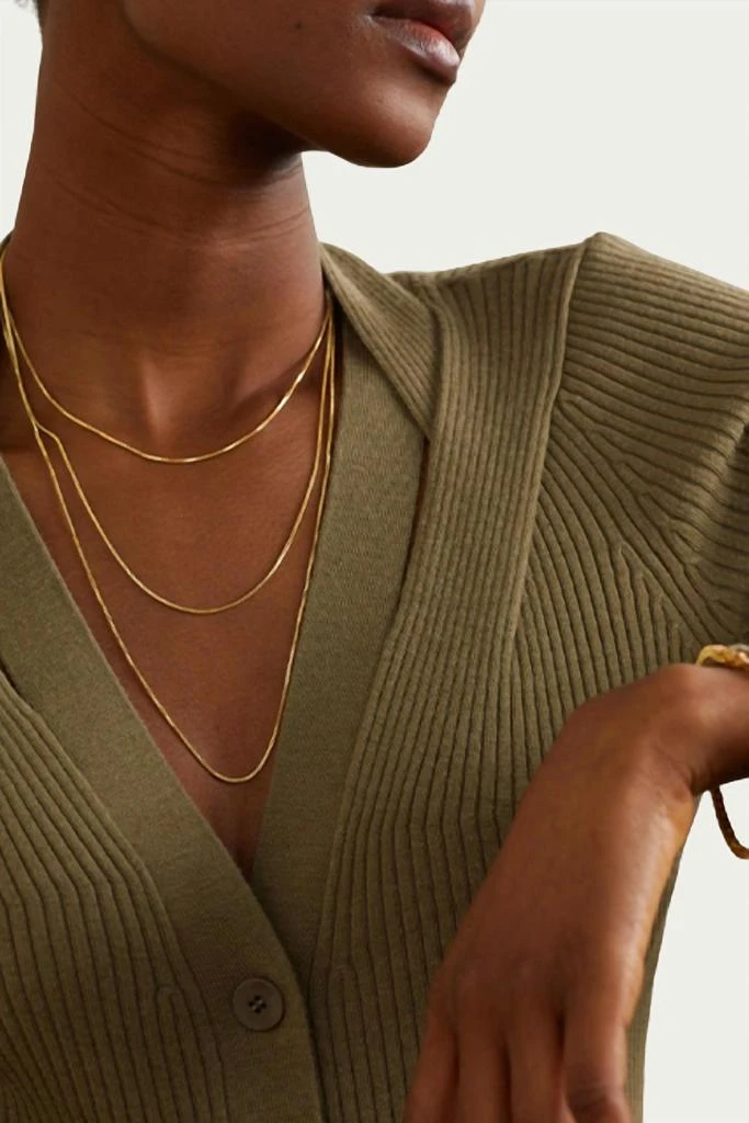 商品Crystal Haze|BOX CHAIN NECKLACE,价格¥288,第2张图片详细描述