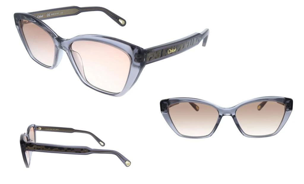 商品Chloé|Chloe CE760S Grey Rectangle Sunglasses,价格¥792,第4张图片详细描述