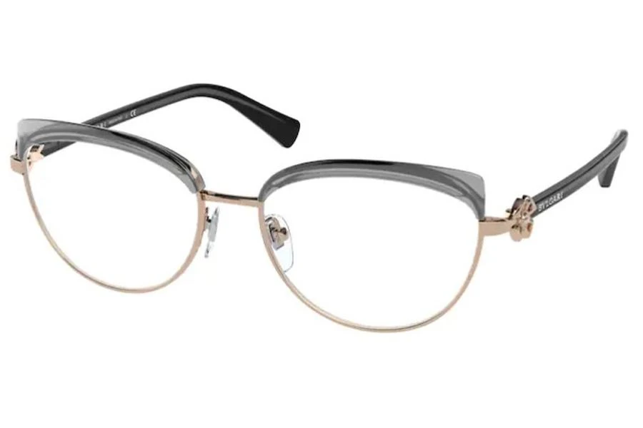 商品BVLGARI|Demo Cat Eye Ladies Eyeglasses BV 2233B 2033 54,价格¥1097,第1张图片