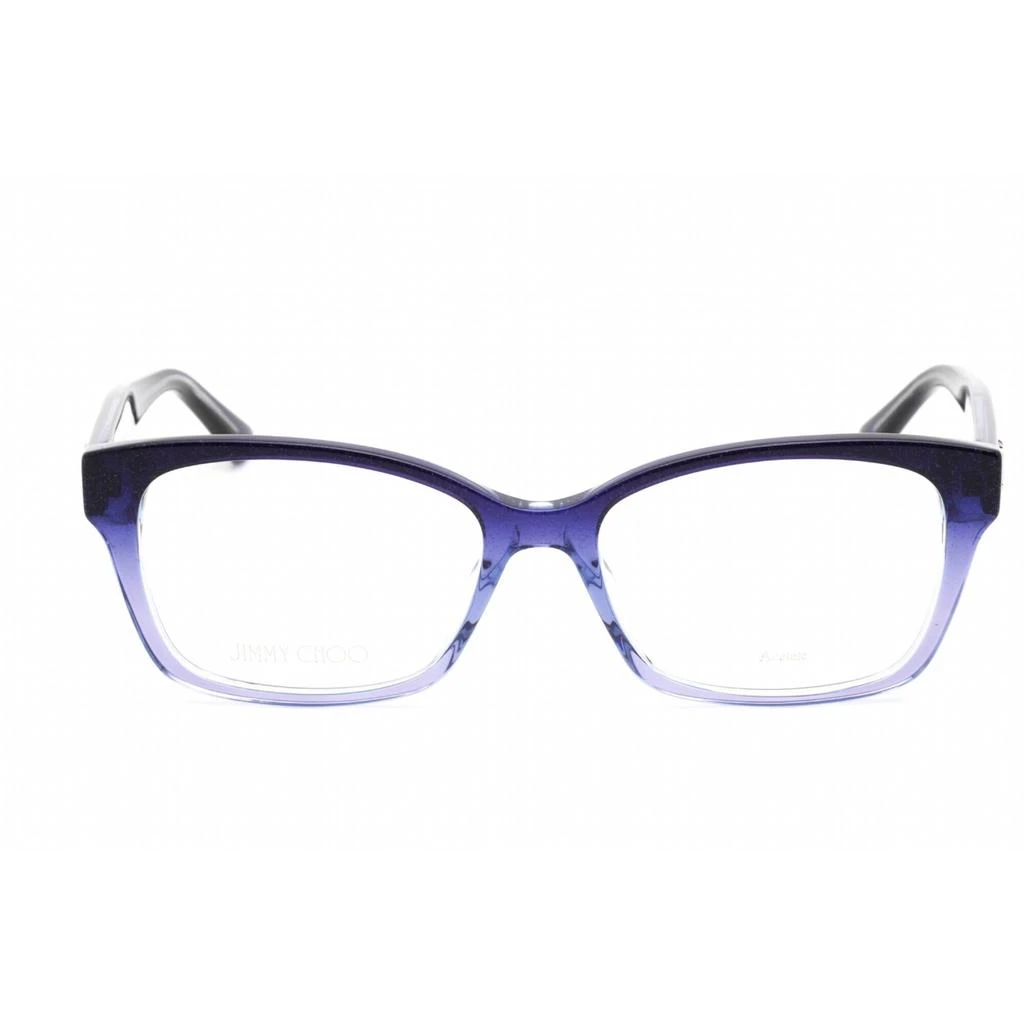商品Jimmy Choo|Jimmy Choo Women's Eyeglasses - Full Rim Cat Eye Glitter Blue Frame | JC270 0DXK 00,价格¥686,第2张图片详细描述