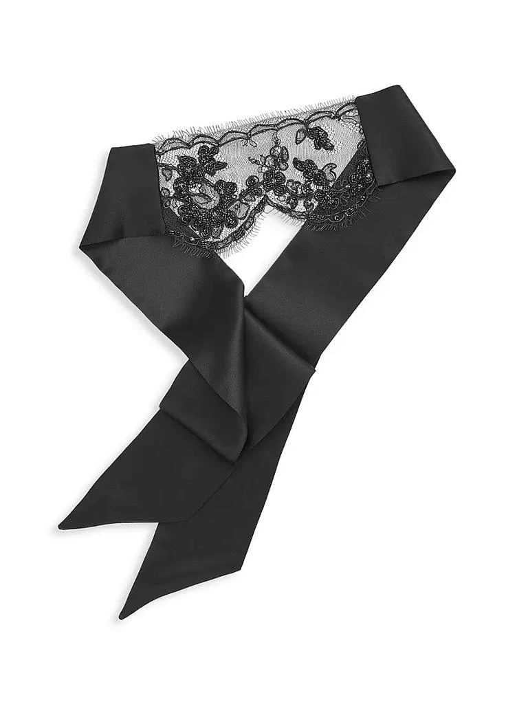 商品Kiki De Montparnasse|Beaded Lace &amp; Satin Blindfold,价格¥1405,第1张图片