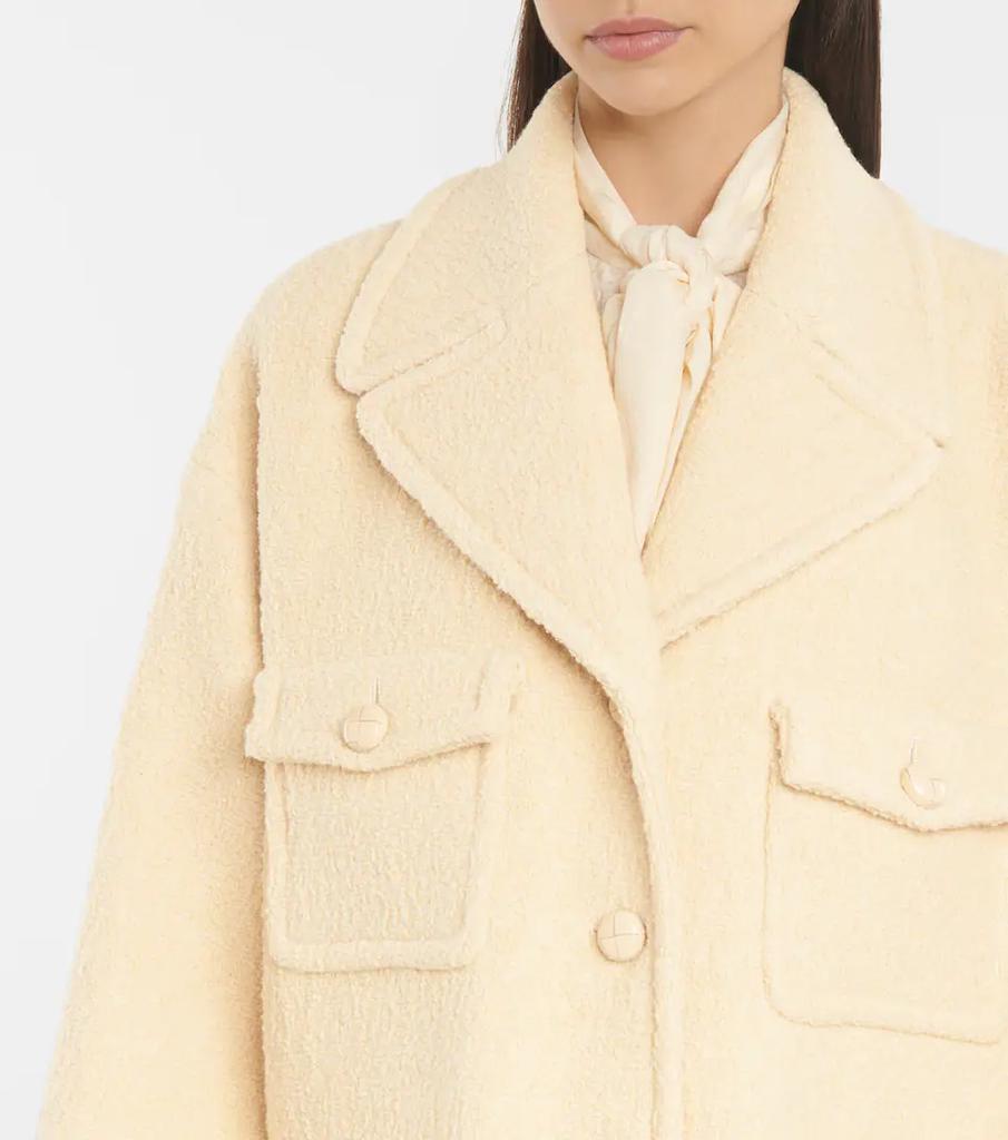 Bouclé tweed wool-blend coat商品第4张图片规格展示