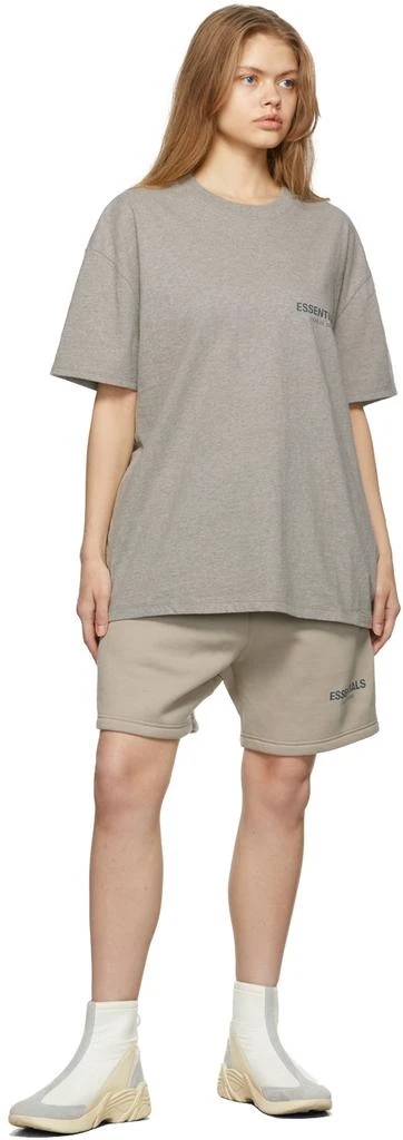 商品Essentials|Tan Fleece Sweat Shorts,价格¥555,第4张图片详细描述