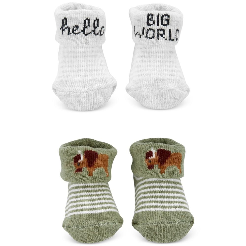 Baby Boys Booties, 2-Pack商品第1张图片规格展示