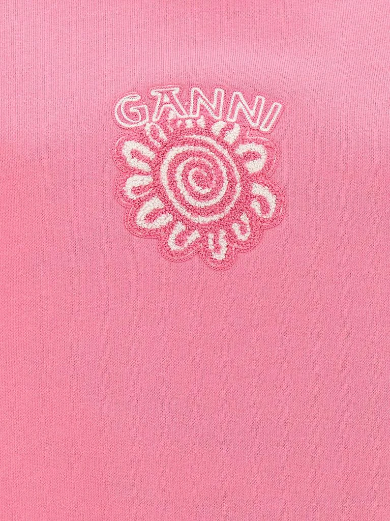 商品Ganni|Logo Sweatshirt Pink,价格¥717,第4张图片详细描述