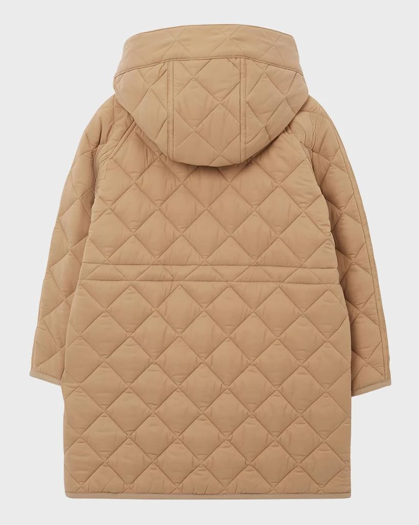 商品Burberry|Kid's Reilly Quilted Coat, Size 3-14,价格¥4173,第2张图片详细描述