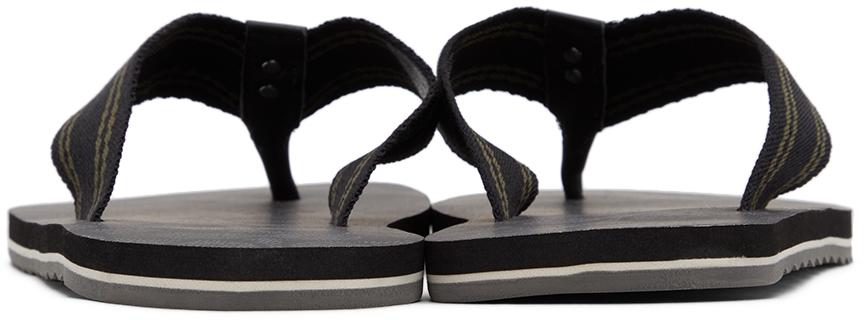 Black Webbing Flip Flops商品第2张图片规格展示