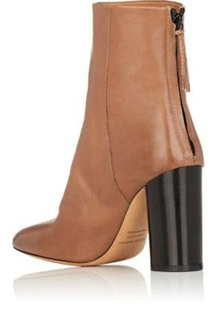 商品Isabel Marant|Garett Leather Ankle Boots,价格¥2671,第3张图片详细描述