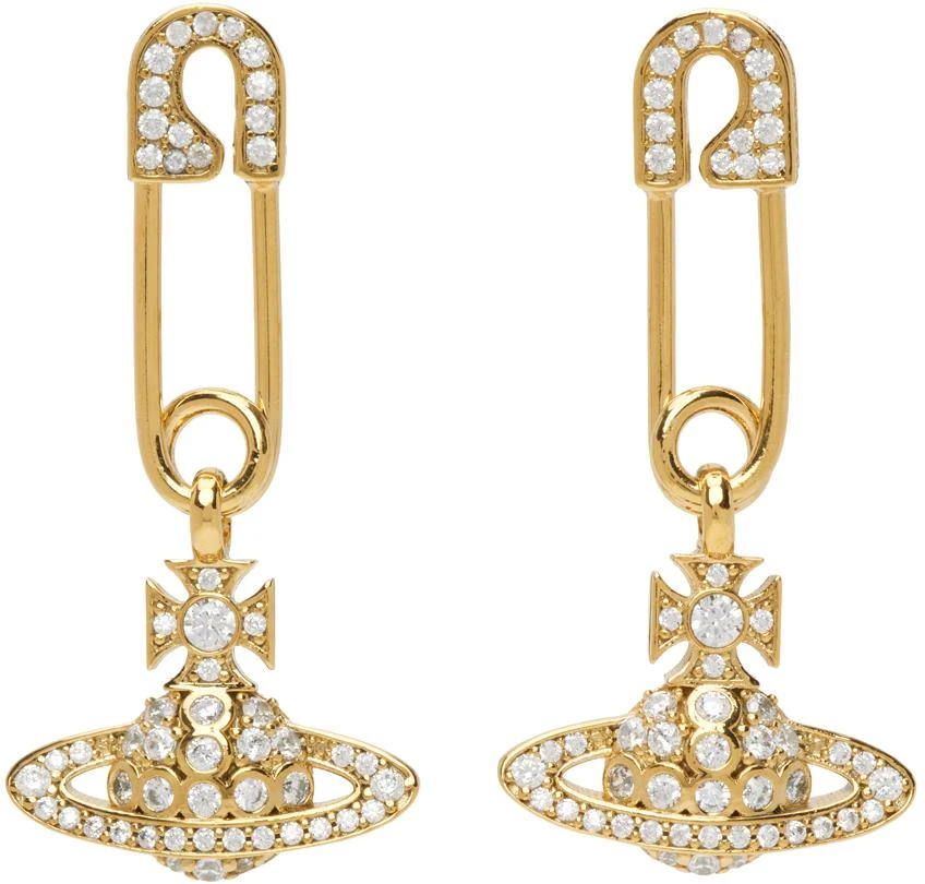 商品Vivienne Westwood|Gold Lucrece Earrings,价格¥1651,第1张图片