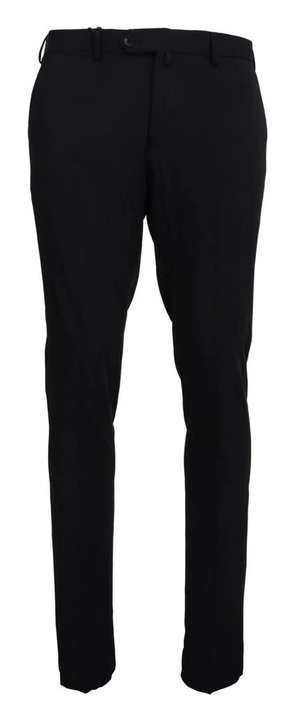 商品DOMENICO TAGLIENTE|Doico Tagliente Black Polyester Tapered Dress Pants,价格¥714,第2张图片详细描述