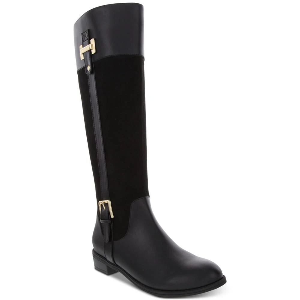 商品Karen Scott|Deliee2 Wide-Calf Riding Boots, Created for Macy's,价格¥225,第1张图片