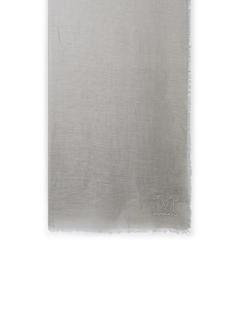商品Max Mara|GREY SILK BLEND PAPRICA SCARF,价格¥993,第1张图片