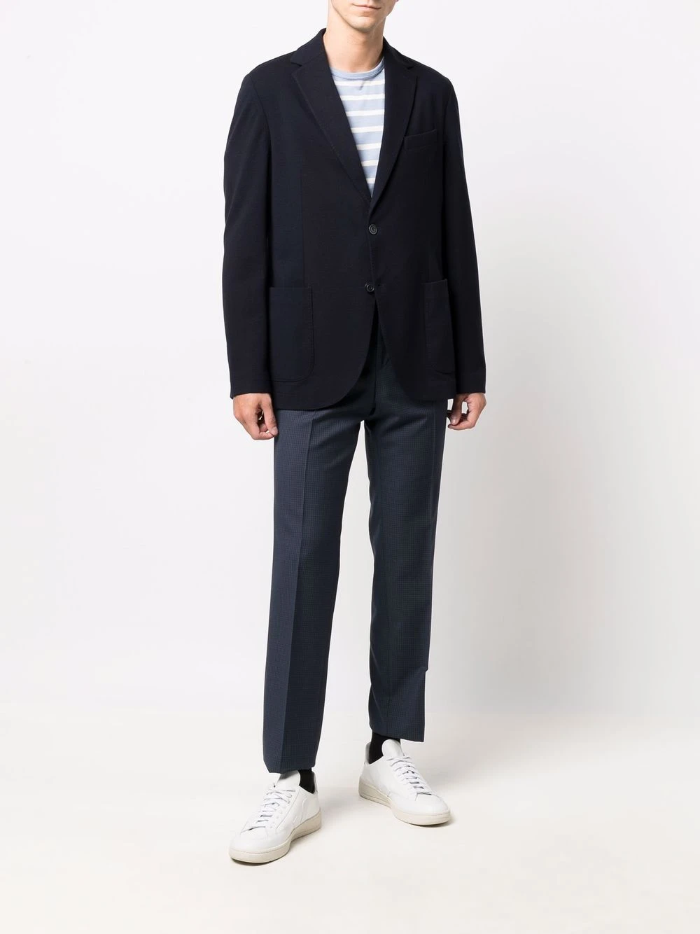 商品【商品预售7天】 Circolo 1901|Circolo 1901 男士西服 CN3279010C 蓝色,价格¥1304,第4张图片详细描述