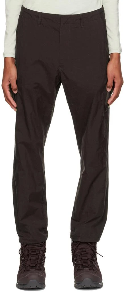 商品DESCENTE|Brown Bonded Cargo Pants,价格¥929,第1张图片