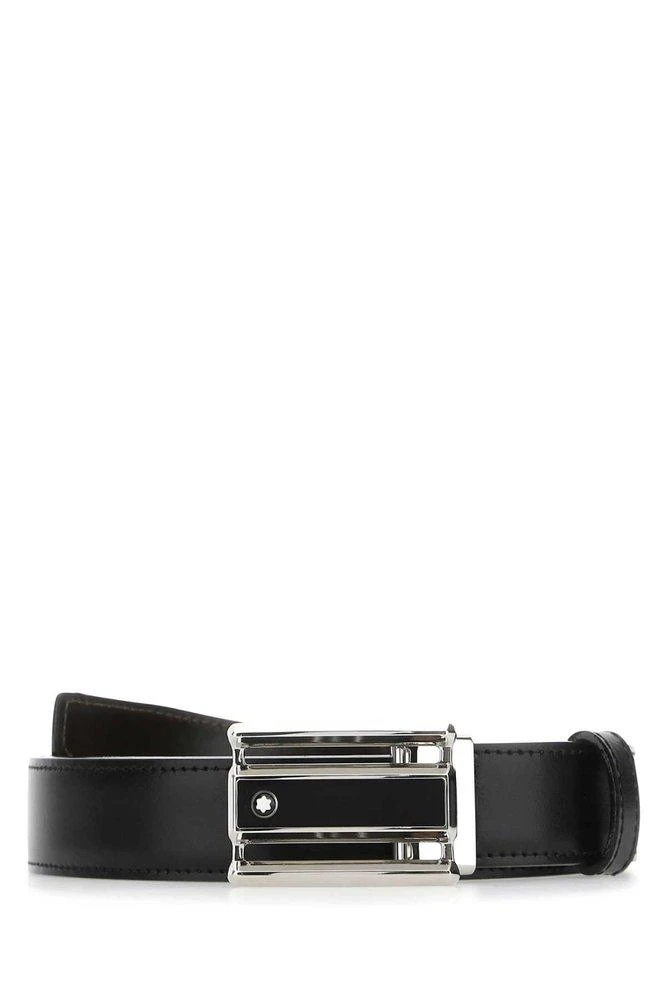 商品MontBlanc|Montblanc Reversible Logo Detailed Buckle Belt,价格¥2518,第1张图片