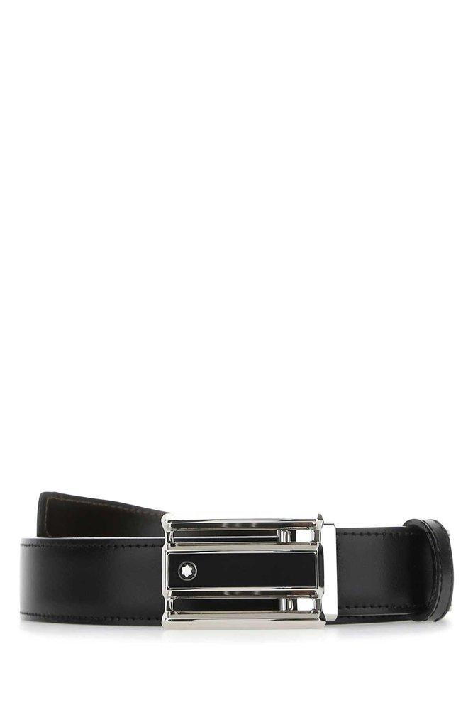 商品MontBlanc|Montblanc Reversible Logo Detailed Buckle Belt,价格¥2045,第1张图片