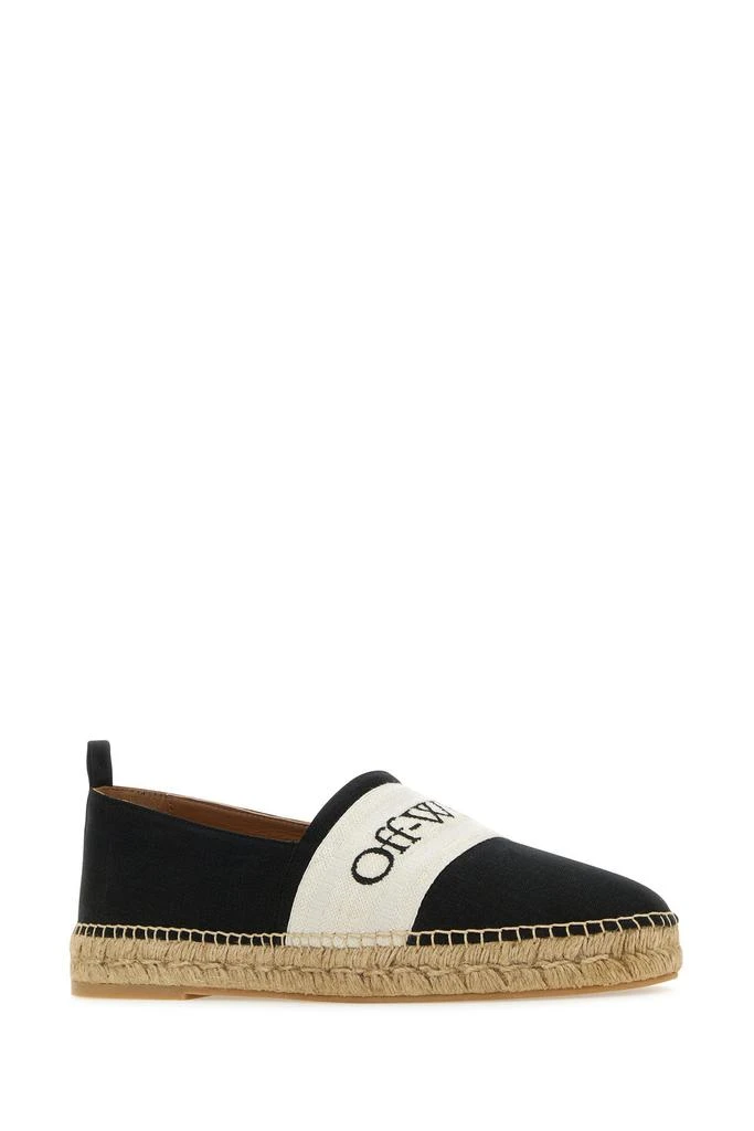 商品Off-White|Black canvas Bookish espadrilles,价格¥1737,第1张图片