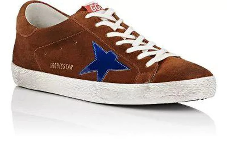 商品Golden Goose|Men's Superstar Suede Sneakers,价格¥1416,第2张图片详细描述