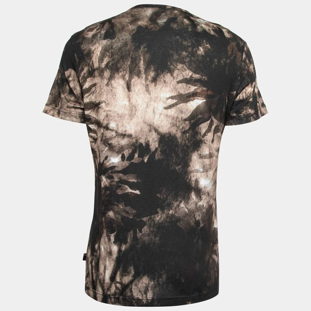 商品[二手商品] Just Cavalli|Just Cavalli Brown Printed Jersey V-Neck Short Sleeve T-Shirt XXL,价格¥1206,第2张图片详细描述