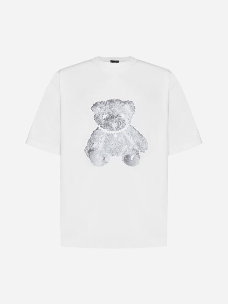 Pearl Necklace Teddy cotton t-shirt商品第1张图片规格展示