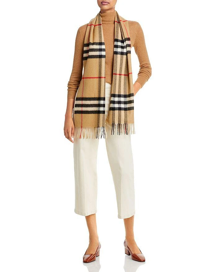 商品Burberry|克什米尔羊绒围巾,价格¥4409,第3张图片详细描述
