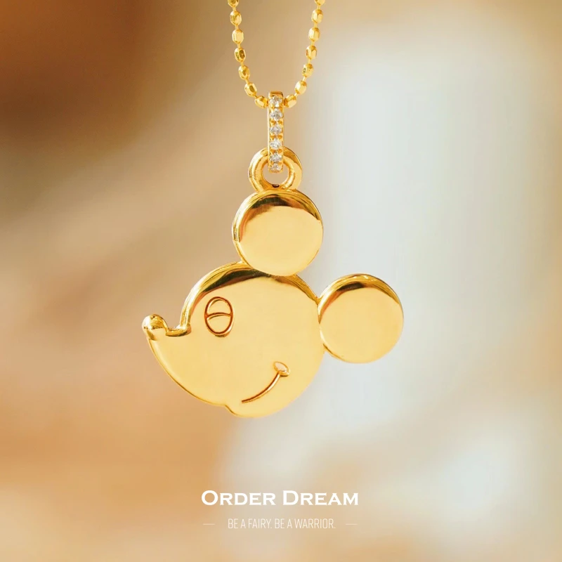 商品[国内直发] Order Dream|18K金Mickey项链,价格¥2108,第1张图片