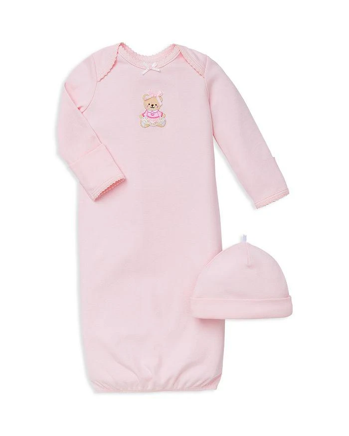 商品Little Me|Girls' Bear Gown & Hat Set - Baby,价格¥112,第1张图片