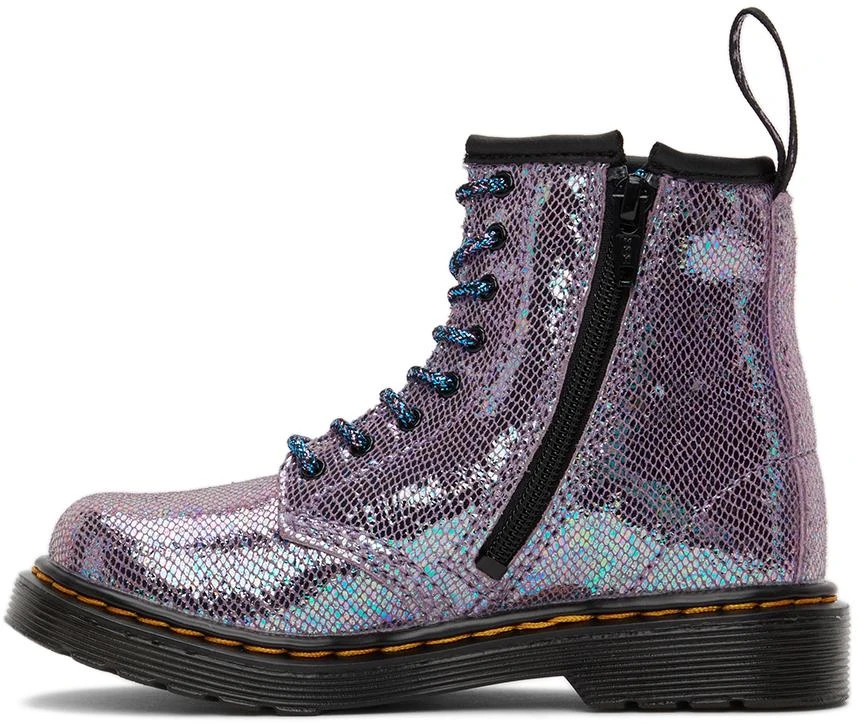 商品Dr. Martens|Baby Purple Reptile 1460 Boots,价格¥599,第3张图片详细描述