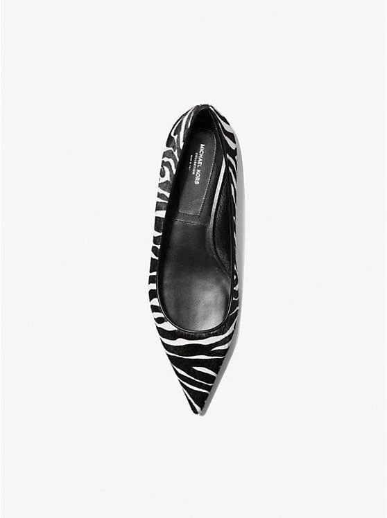 商品Michael Kors|Agnes Zebra Print Calf Hair Flat,价格¥1452,第3张图片详细描述