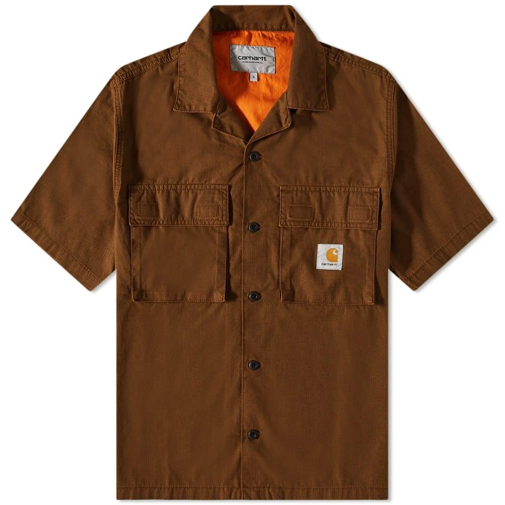 商品Carhartt|Carhartt WIP Short Sleeve Wynton Shirt,价格¥633,第1张图片