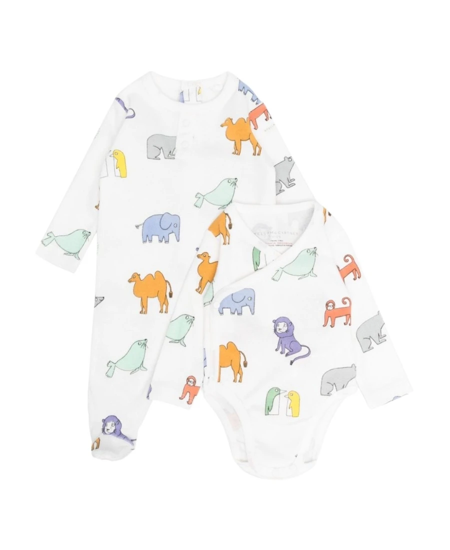 商品【商品预售7天】 Stella McCartney|Stella McCartney 女童套装 TTB619Z1484101MC 白色,价格¥1043,第1张图片
