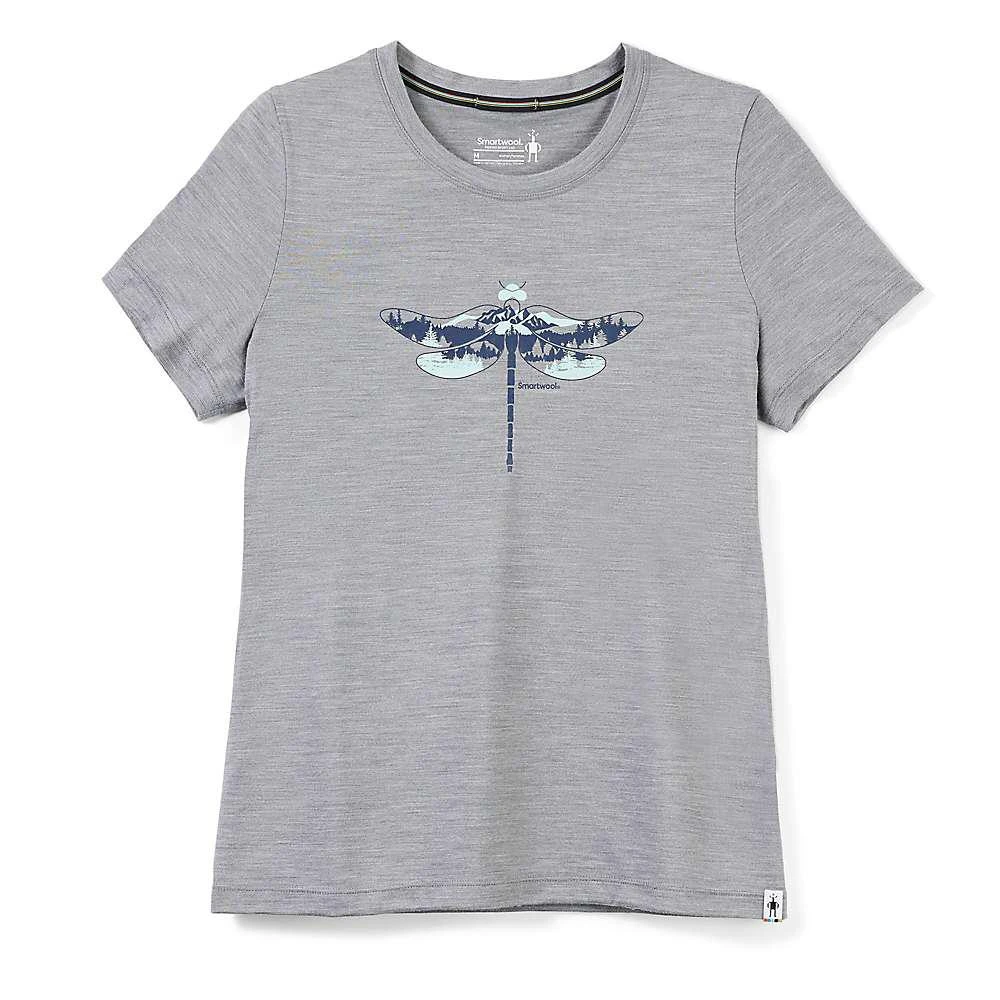 商品SmartWool|Women's Merino Sport 150 Dragonfly Summit SS Graphic Tee,价格¥185,第2张图片详细描述