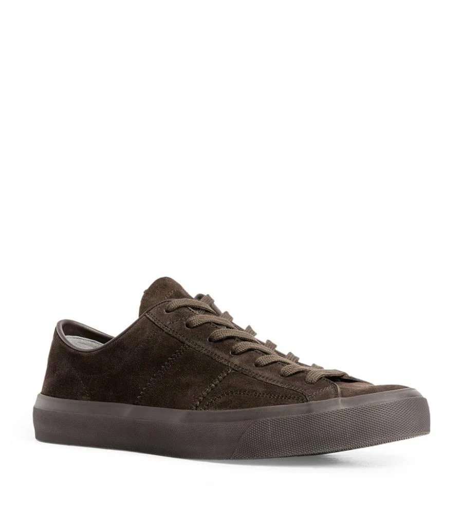 商品Tom Ford|Suede Cambridge Low-Top Sneakers,价格¥4541,第4张图片详细描述