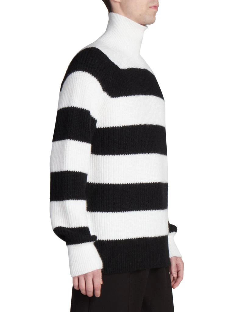 商品AMI|Striped Alpaca-Blend Turtleneck,价格¥1650,第3张图片详细描述