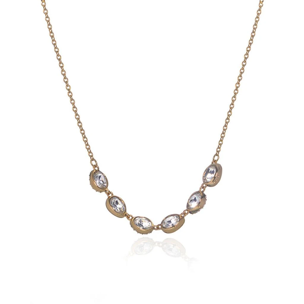 商品Swarovski|Swarovski Shell Gold Tone And Crystal Necklace 5512712,价格¥637,第2张图片详细描述