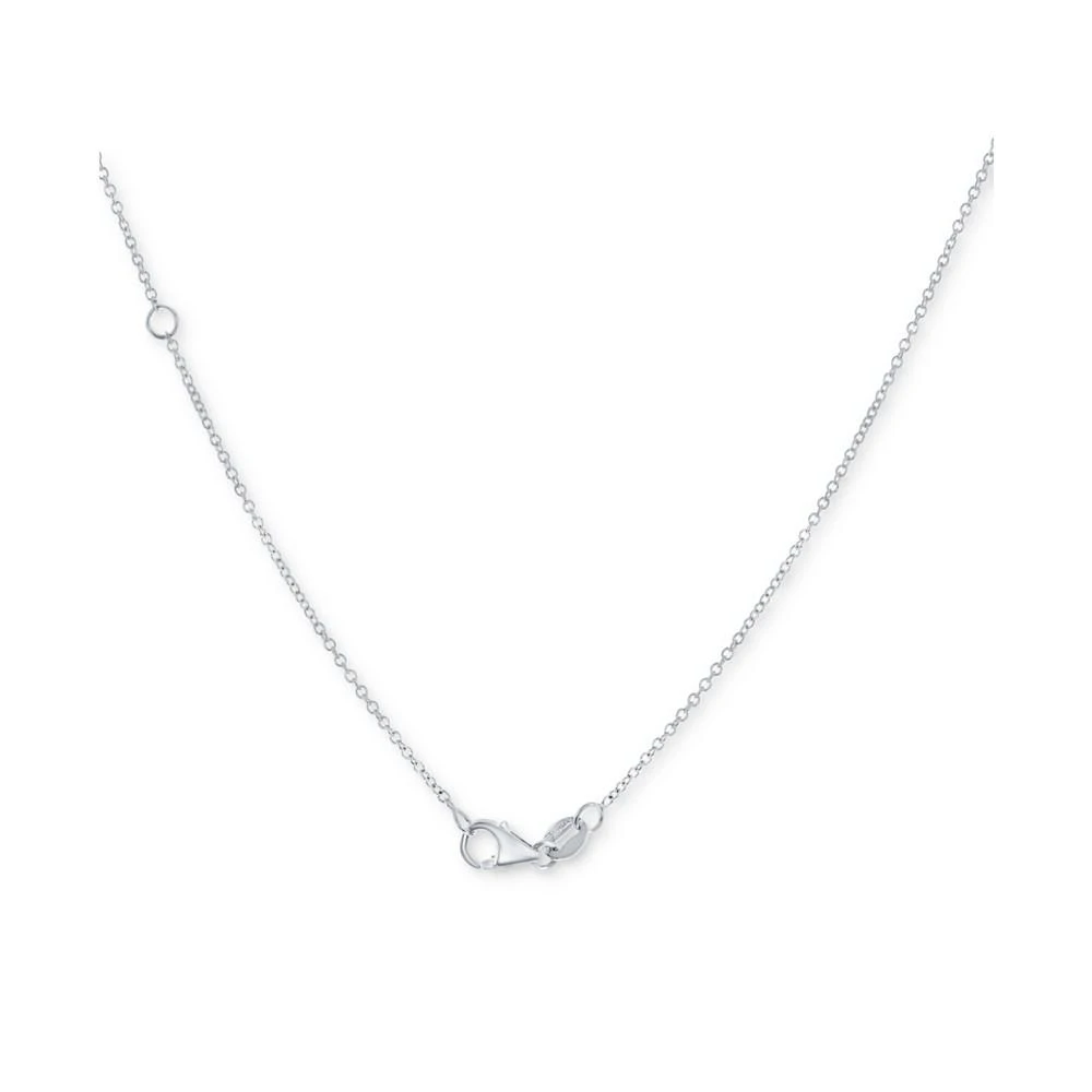 商品Macy's|Diamond Cross Pendant Necklace (1/3 ct. t.w.) in 14k White Gold, 16" + 2" Extender,价格¥12842,第4张图片详细描述