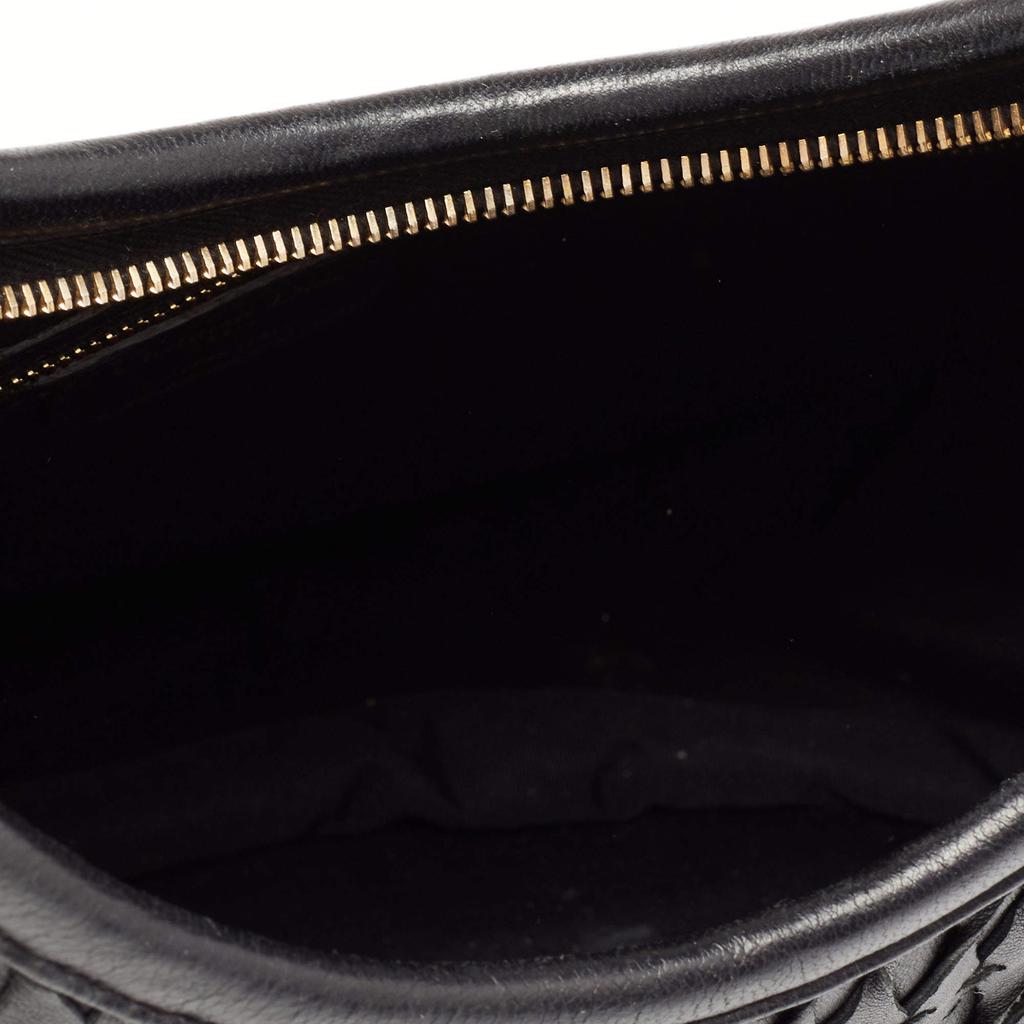 Dior Black Leather Contrast Twist Hobo商品第8张图片规格展示