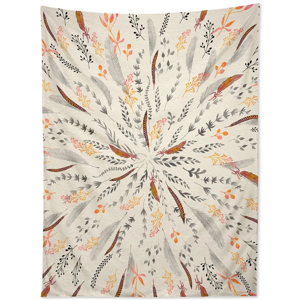 商品DENY Designs|Iveta Abolina Feather Roll Tapestry,价格¥538,第1张图片