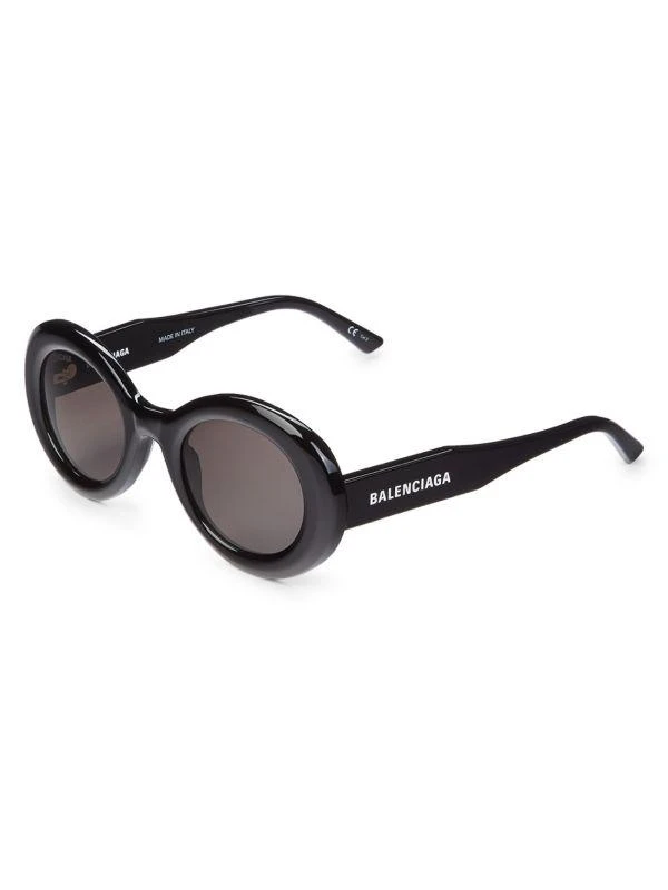 商品Balenciaga|50MM Chunky Round Sunglasses,价格¥1280,第2张图片详细描述