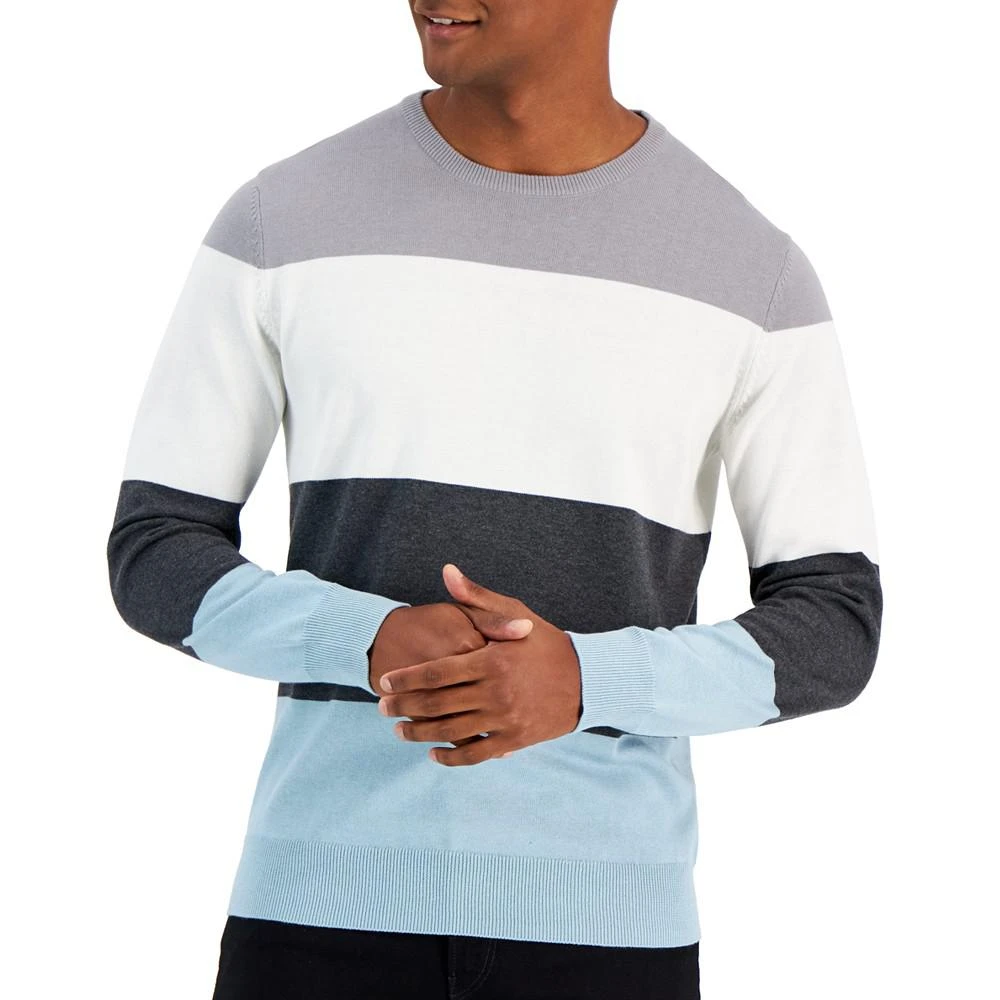 商品Club Room|Men's Stripe Sweater, Created for Macy's,价格¥171,第3张图片详细描述