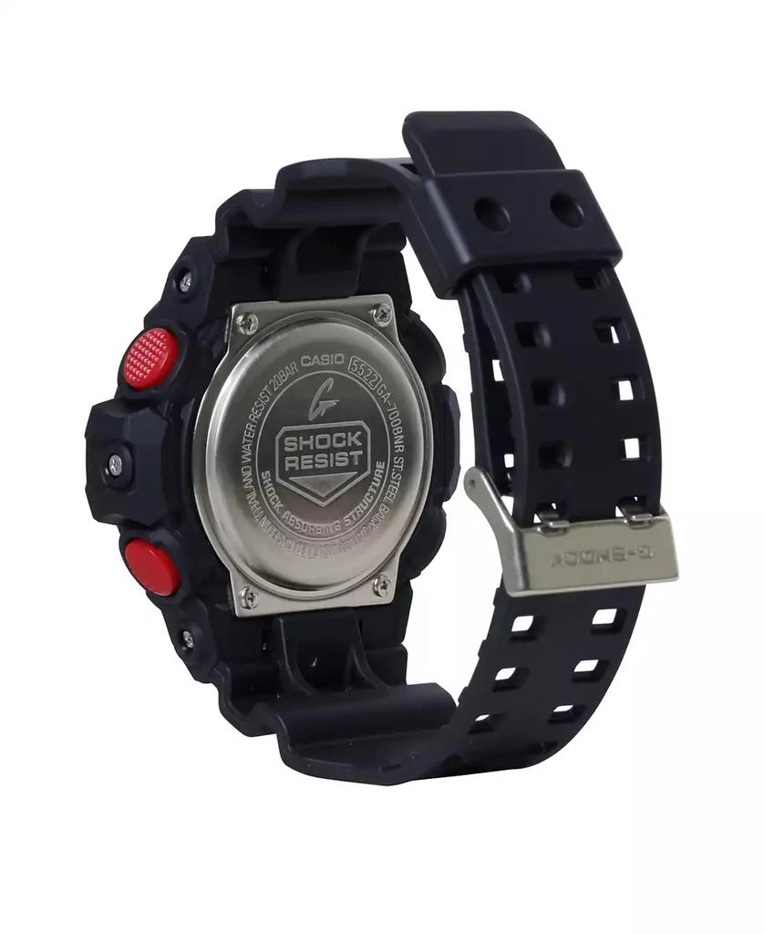 商品G-Shock|Men's Two Hand Quartz Black Resin Strap Ana-Digi Watch, 53.4mm, GA700BNR-1A,价格¥741,第3张图片详细描述