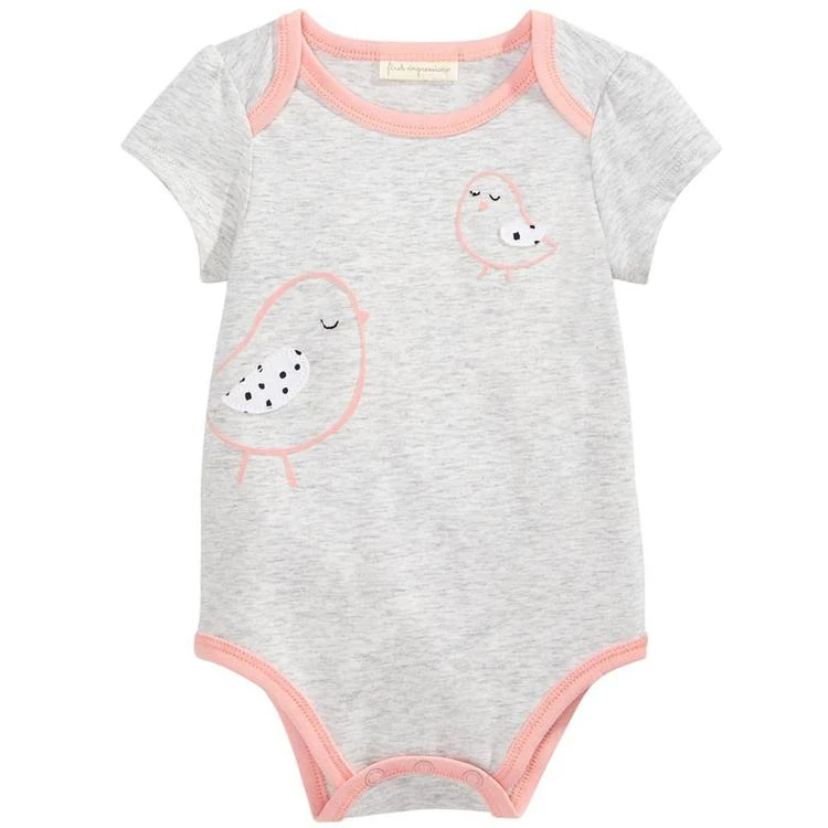 商品First Impressions|Graphic-Print Bodysuit, Baby Girls, Created for Macy's,价格¥40,第1张图片