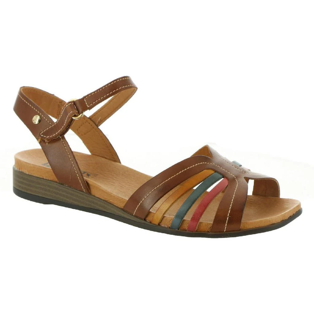 商品Pikolinos|Pikolinos Womens Ibiza Leather Square To Strappy Sandals,价格¥273,第1张图片