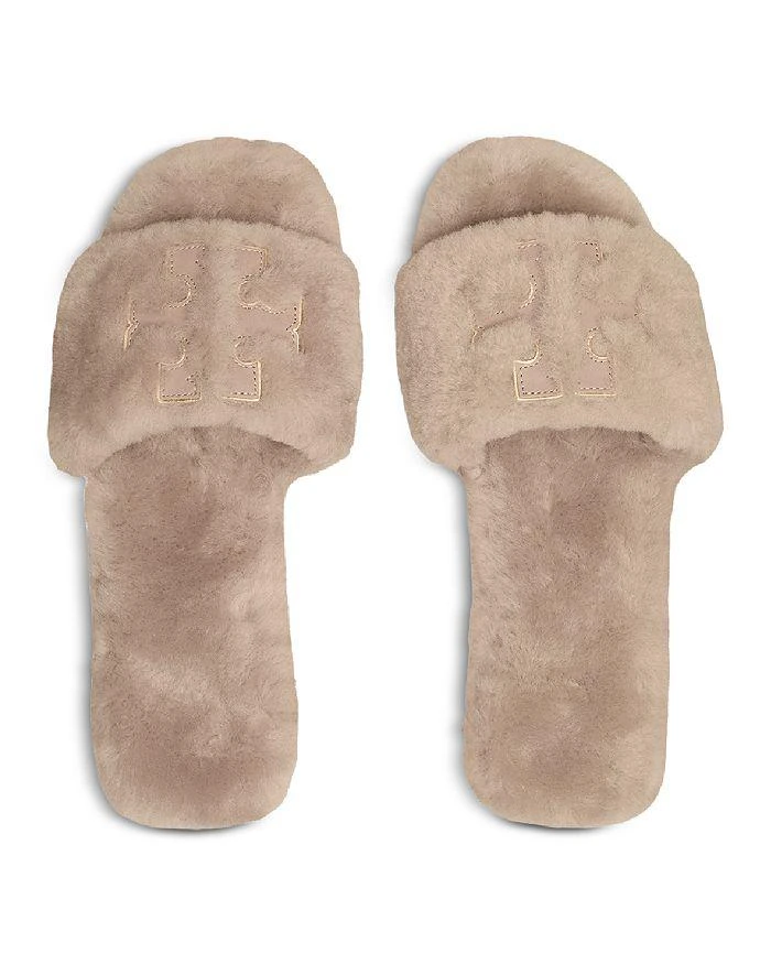 商品Tory Burch|Women's Double T Shearling Slide,价格¥1247,第3张图片详细描述