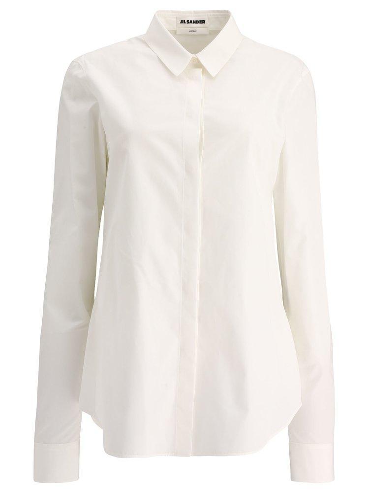 商品Jil Sander|Jil Sander Buttoned Long-Sleeved Shirt,价格¥2059-¥3369,第1张图片