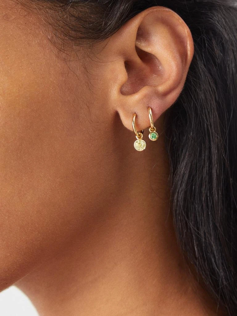 商品Theodora Warre|Topaz, sapphire & gold-plated silver earrings,价格¥1635,第2张图片详细描述