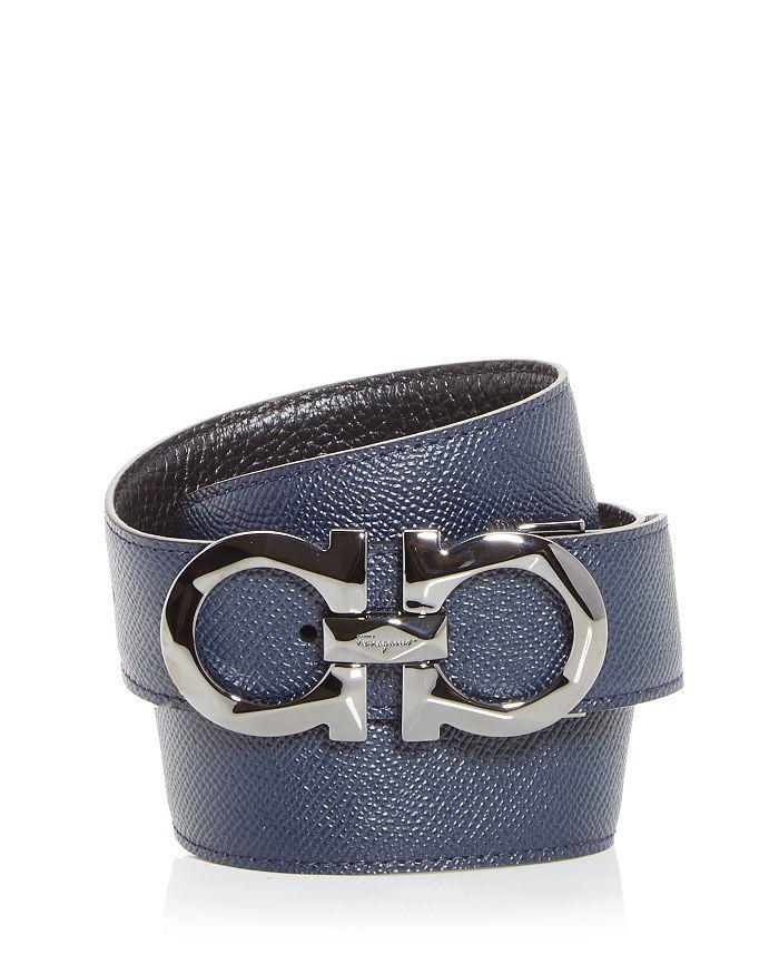 商品Salvatore Ferragamo|Men's Double Gancini Reversible Leather Belt,价格¥4255,第3张图片详细描述