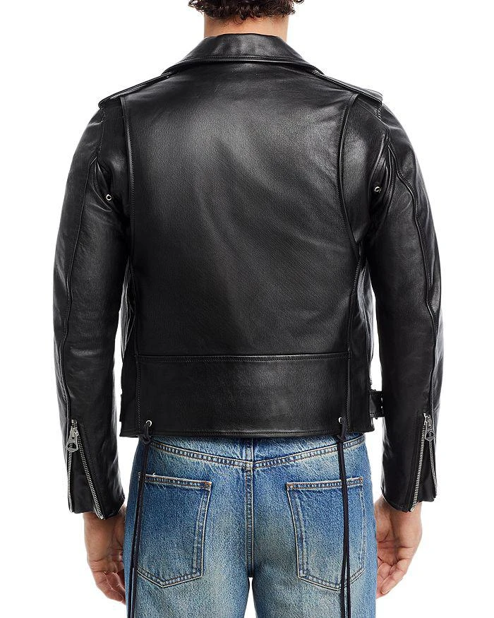 Slim Fit Moto Leather Jacket 商品