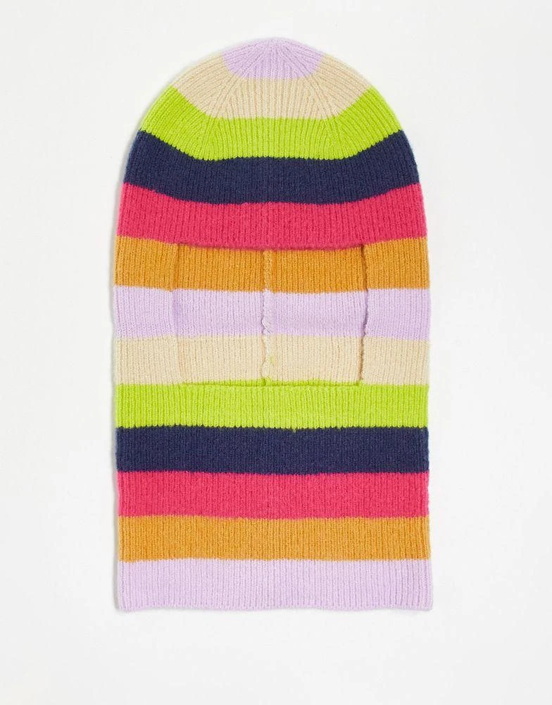 商品Reclaimed Vintage|Reclaimed Vintage unisex knitted balaclava in multi,价格¥96,第1张图片