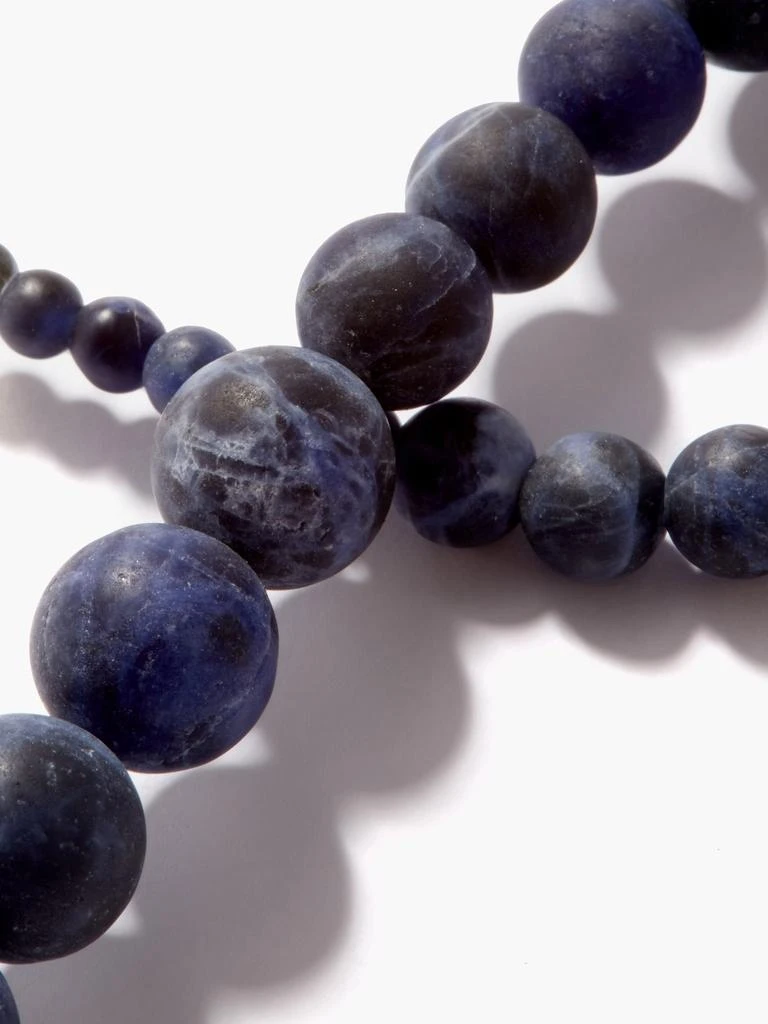 商品Completedworks|Sodalite & 14kt gold-plated beaded bracelet,价格¥1074,第4张图片详细描述